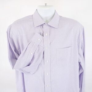 Jos. A. Bank Men's Lavender Check Dress Shirt